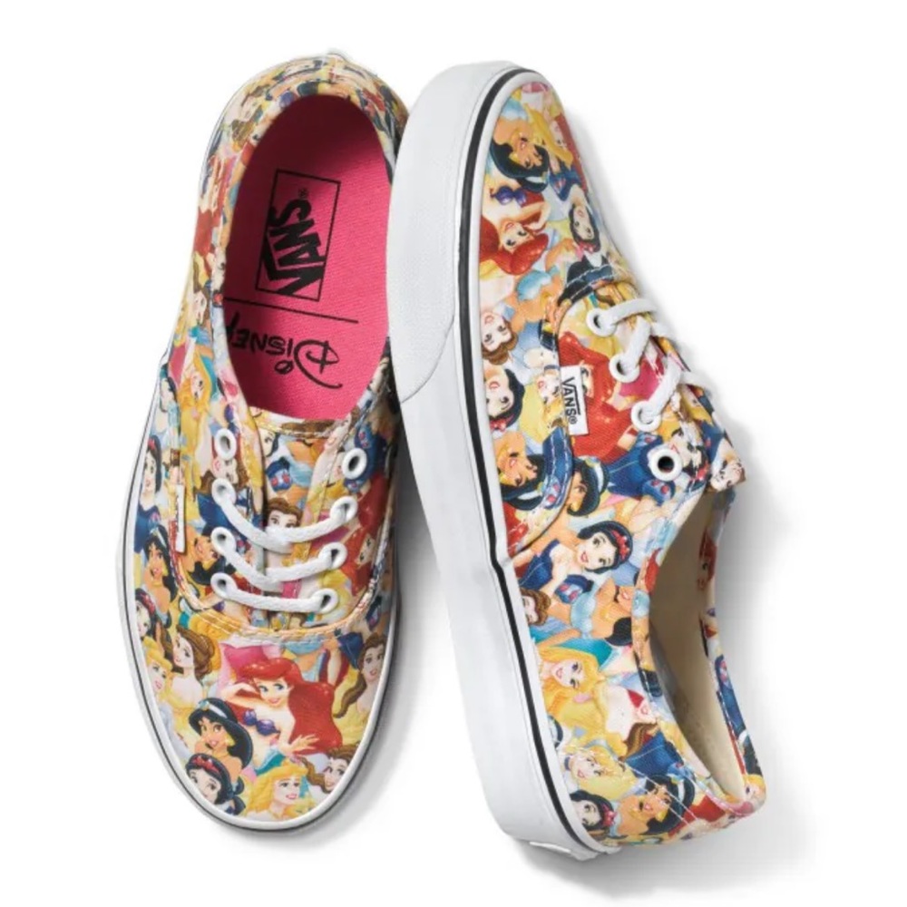 Vans x Disney Princess Low Top Lace Up Sneakers Women’s Sz 8